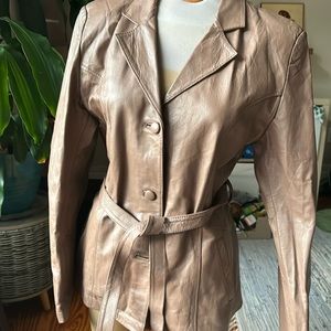 Tan /cappuccino colored vintage jacket